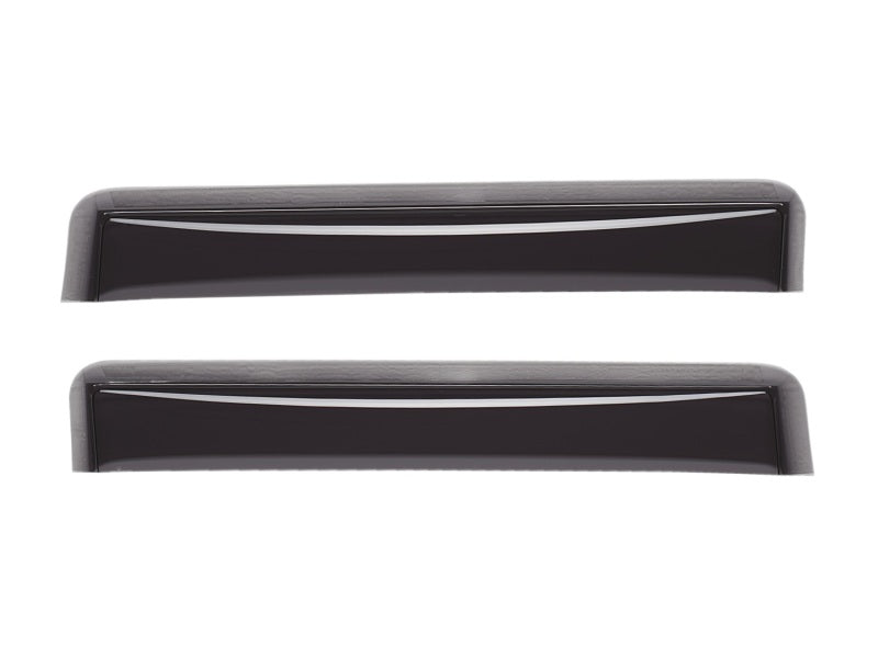 WeatherTech 06+ Jeep Commander Rear Side Window Deflectors - Dark Smoke