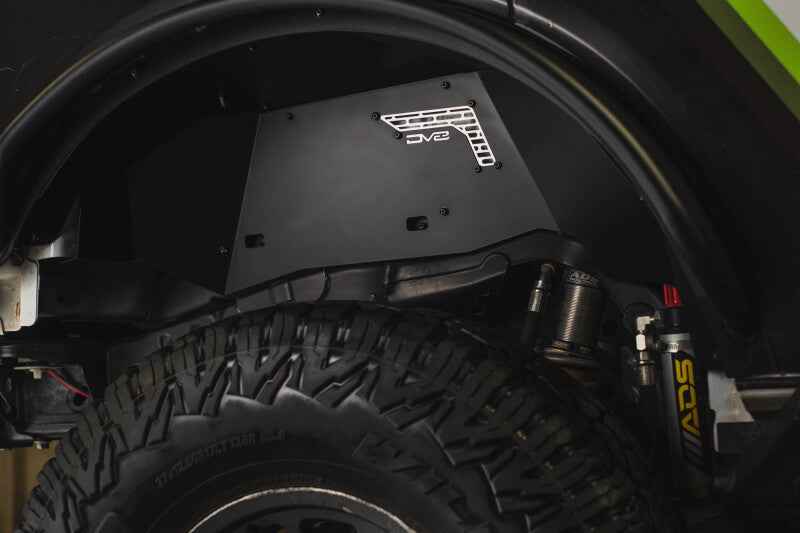 DV8 21-25 Ford Bronco Rear Aluminum Inner Fenders - Black