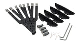 Rhino-Rack 07-13 Chevrolet Avalanche 4 Door Pick Up Vortex StealthBar 2 Bar Roof Rack - Silver