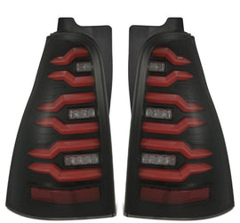 AlphaRex 03-09 Toyota 4Runner LUXX-Series LED Tail Lights- Black/Red