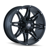 Mayhem 8090 Rampage 18x9 / 6x135 BP / -12mm Offset / 106mm Hub Matte Black Wheel