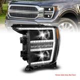 ANZO 21-23 Ford F150 LED Projector Headlight w/Switchback+Sequential - Black (Driver Side Only)
