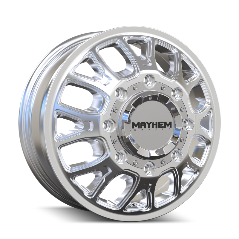 Mayhem Cogent Dually 8107D 17x6.5 8-210 BP 125mm Offset 154.2mm Bore Polished Wheel