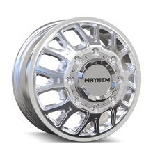 Load image into Gallery viewer, Mayhem Cogent Dually 8107D 17x6.5 8-210 BP 125mm Offset 154.2mm Bore Polished Wheel