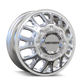 Mayhem Cogent Dually 8107D 17x6.5 8-210 BP 125mm Offset 154.2mm Bore Polished Wheel