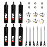 QA1 20.30 Eye-B/Eye-B V-None Dry Shock Large Steel 13.38 - 6 Pack