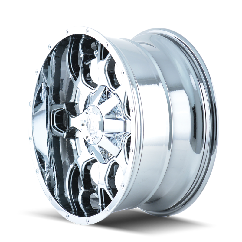 Mayhem 8015 Warrior 20x10 / 6x135 BP / -25mm Offset / 106mm Hub Chrome Wheel