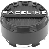 Raceline Center Cap - ATV - 4x110/115 - Black