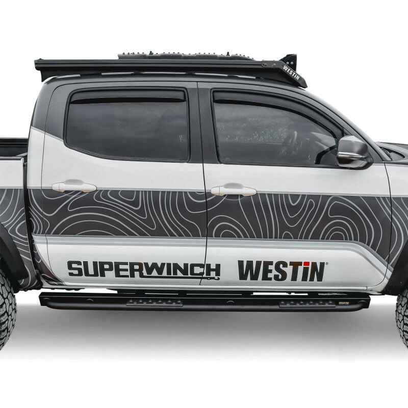 Westin 05-23 Toyota Tacoma Rock Slider - Textured Black