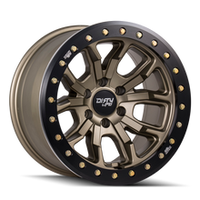Load image into Gallery viewer, Dirty Life 9303 DT-1 17x9 / 8x170 BP / -12mm Offset / 130.8mm Hub Satin Gold Wheel - Beadlock