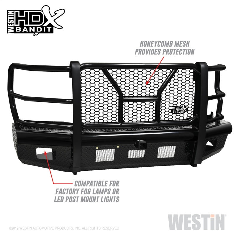 Westin/HDX Bandit 17-19 Ford F-250 / F-350 Front Bumper - Textured Black