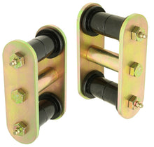 Load image into Gallery viewer, RockJock YJ HD Leaf Spring Shackles Front w/ Urethane Bushings HD Greasable Bolts Pair