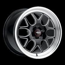 Load image into Gallery viewer, Weld Solana Drag 15x10 / 5x114.3 BP / ET25 /  7.46in BS / 78.1 Dia  - Gloss Black Milled Wheel