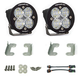 Baja Designs 07-09 Wrangler JK w/OE Bumper Squadron R Sport Fog Pocket Kit - Clear