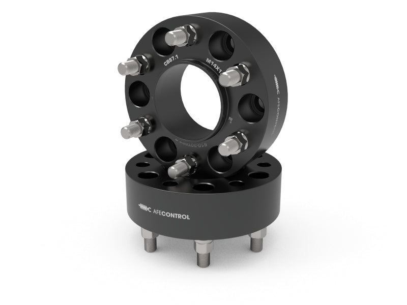 afe aFe CONTROL Wheel Spacers Ford F-150 21-25 6x135mm CB 87.1mm 2 IN Thickness