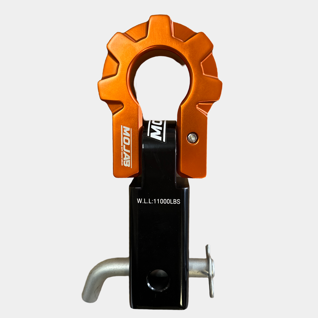 2'' Aluminum Hitch Receiver with Aluminum D-Shackle 9T (LIFETIME WARRANTY)