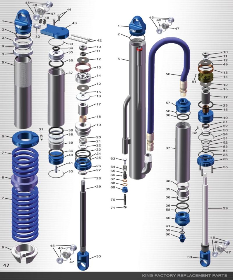 King Shocks Charging Manifold w/ Gauge