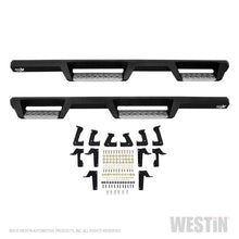 Load image into Gallery viewer, Westin 07-18 Jeep Wrangler JKU 4dr. HDX Stainless Drop Nerf Step Bars - Tex. Blk