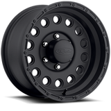 Raceline 887B Rock Crusher 16x8in / 6x139.7 BP / -20mm Offset / 107.95mm Bore - Satin Black Wheel