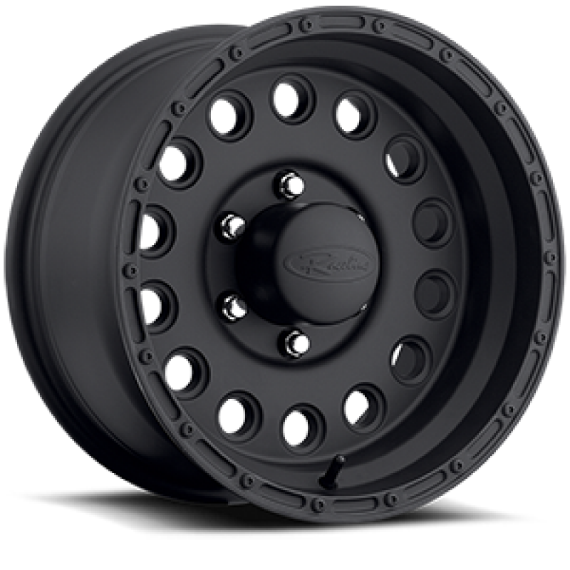 Raceline 887B Rock Crusher 17x9in / 6x139.7 BP / 0mm Offset / 107.95mm Bore - Satin Black Wheel