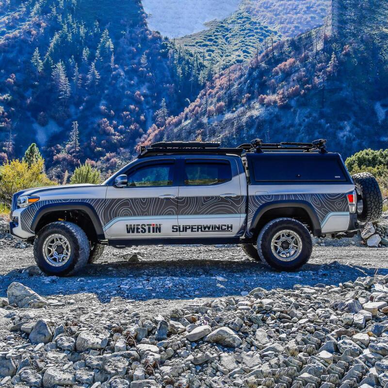 Westin EXP Truck Cap COMPLETE KIT A + BS (16-23 Toyota Tacoma 5.2ft. Bed)