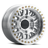 Raceline RT951M Ryno 17x9in / 5x127 BP / -12mm Offset / 83.82mm Bore - Machined Beadlock Wheel