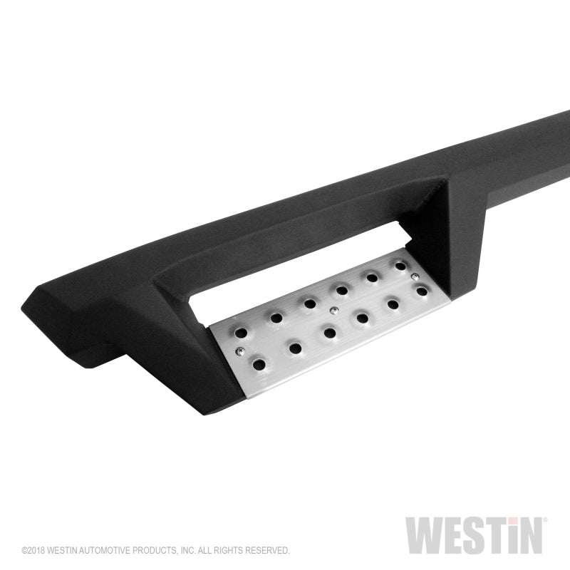 Westin 19-22 RAM 1500 Quad Cab 6.5ft Bed HDX Stainless Drop W2W Nerf Step Bars - Tex. Blk