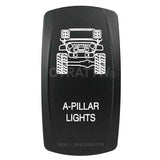 sPOD JK A-Pillar Lights Rocker Switch