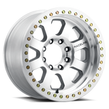 Raceline RT260M Avenger 20x10in / 5x127 BP / -25mm Offset / 83.82mm Bore - Machined Beadlock Wheel