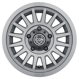 ICON Recon SLX 18x9 6x135 BP 6mm Offset 5.25in BS 87.1mm Hub Bore Charcoal Wheel
