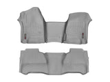 WeatherTech 14+ Jeep Wrangler Front and Rear FloorLiner - Grey