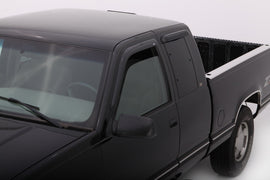 AVS Ventvisor smoke outside mount window deflectors for 1988-1999 Chevrolet GMC CK extended cab trucks, 4-piece set