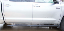Load image into Gallery viewer, Fishbone Offroad 07-21 Toyota Tundra Double Cab Oval Side Steps - Black Textured