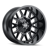 Mayhem 8107 Cogent 20x10 / 8x165.1 BP / -19mm Offset / 130.8mm Hub Gloss Black Milled Wheel