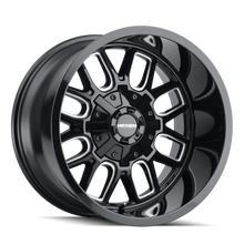 Load image into Gallery viewer, Mayhem 8107 Cogent 20x12 / 8x165.1 BP / -51mm Offset / mm Hub Gloss Black Milled Wheel