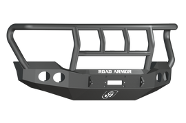 Road Armor 11-16 Ford F-250 Stealth Front Winch Bumper w/Titan II Guard Wide Flare - Tex Blk