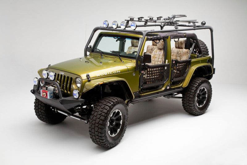 Body Armor 4x4 07-18 Jeep Wrangler JK 2/4 Door Cargo Roof Rack Box 1 Of 2