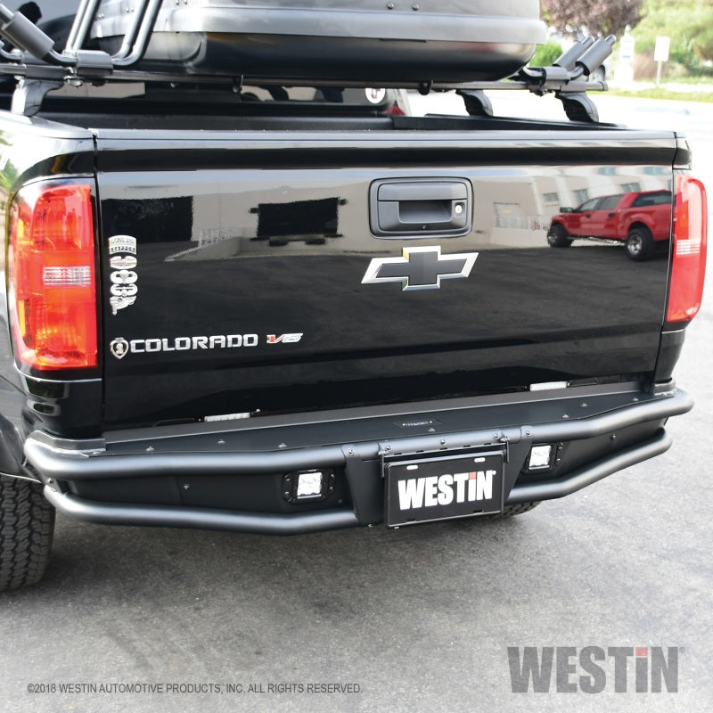 Westin 15-22 Chevrolet Colorado Outlaw Rear Bumper - Textured Black