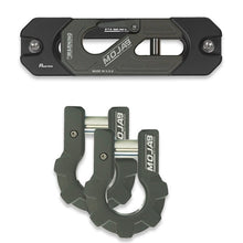 Load image into Gallery viewer, Color Matched Recessed Winch Shackle &amp; Fairlead Kit + 3/4” Extreme Duty Aluminum Shackles (ceramic coated)lifetime warranty
