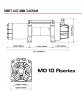 Load image into Gallery viewer, MO 10.0 Competition Electric Winch