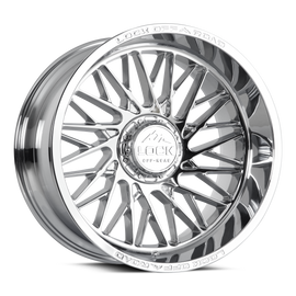 Lock Off-Road Bandit Chrome wheel with deep lip and floating center cap for 5, 6, and 8-lug off-road applications