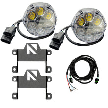 Load image into Gallery viewer, Ener getic trail display using the Gen 6 Bronco Plug N Play Fog Kit in action off-roading.