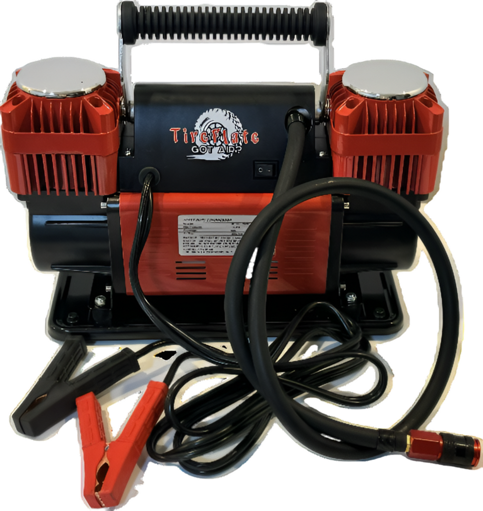 Combo Pac 300LPM 12V Twin Cylinder Heavy Duty Offroad, Overland Air Compressor