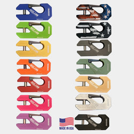 Aluminum winch shackle, closed latch (LIFE TIME WARRANTY*)