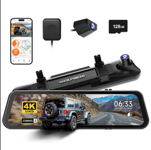 Load image into Gallery viewer, WOLFBOX G900Pro 12MP WiFi Touch Screen Rear View Mirror Dash Cam Smart Mirror