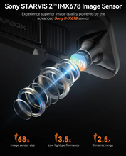 Load image into Gallery viewer, WOLFBOX G900Pro 12MP WiFi Touch Screen Rear View Mirror Dash Cam Smart Mirror