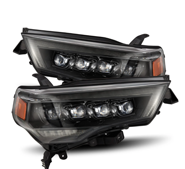AlphaRex 14-22 Toyota 4Runner (2021 Req. Conv) NOVA LED Proj HL Alpha-Blk Actv Lgt Seq. Sig + SB DRL