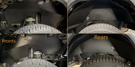 2023-2026 Jeep Wrangler JL TriXPoly Fender Liners