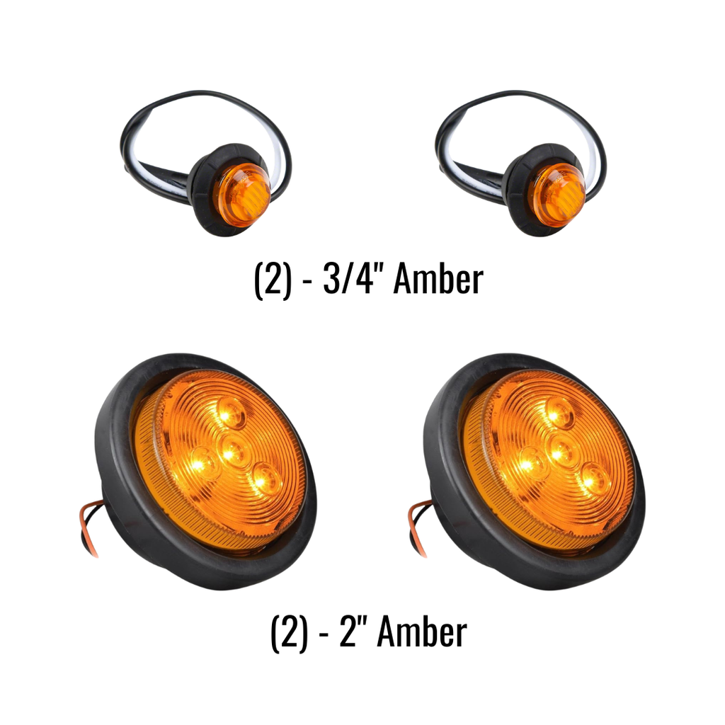 LED Light Kit for Trailer Corner Marker Light Kit