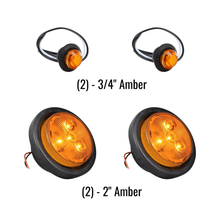Load image into Gallery viewer, LED Light Kit for Trailer Corner Marker Light Kit
